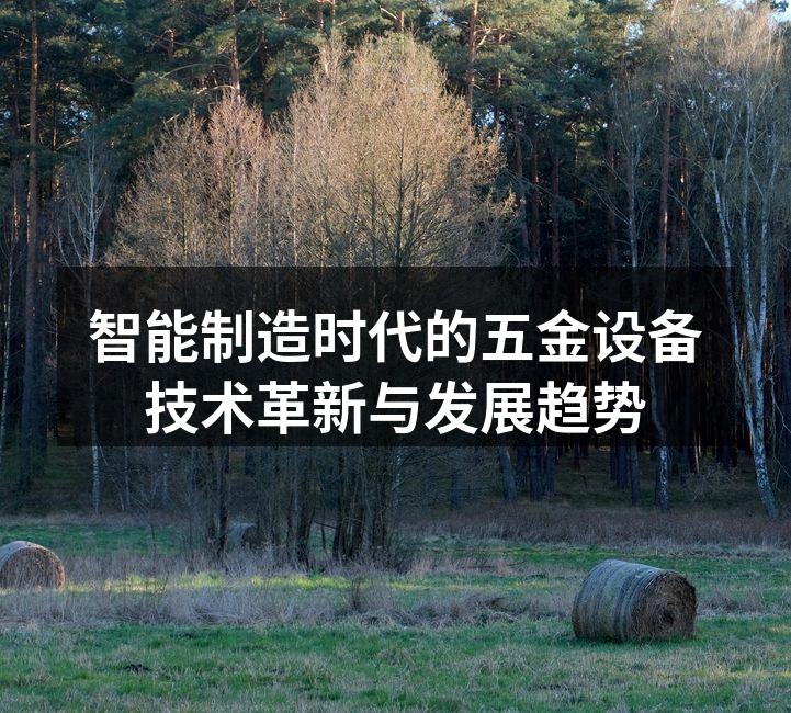 智能制造时代的五金设备技术革新与发展趋势